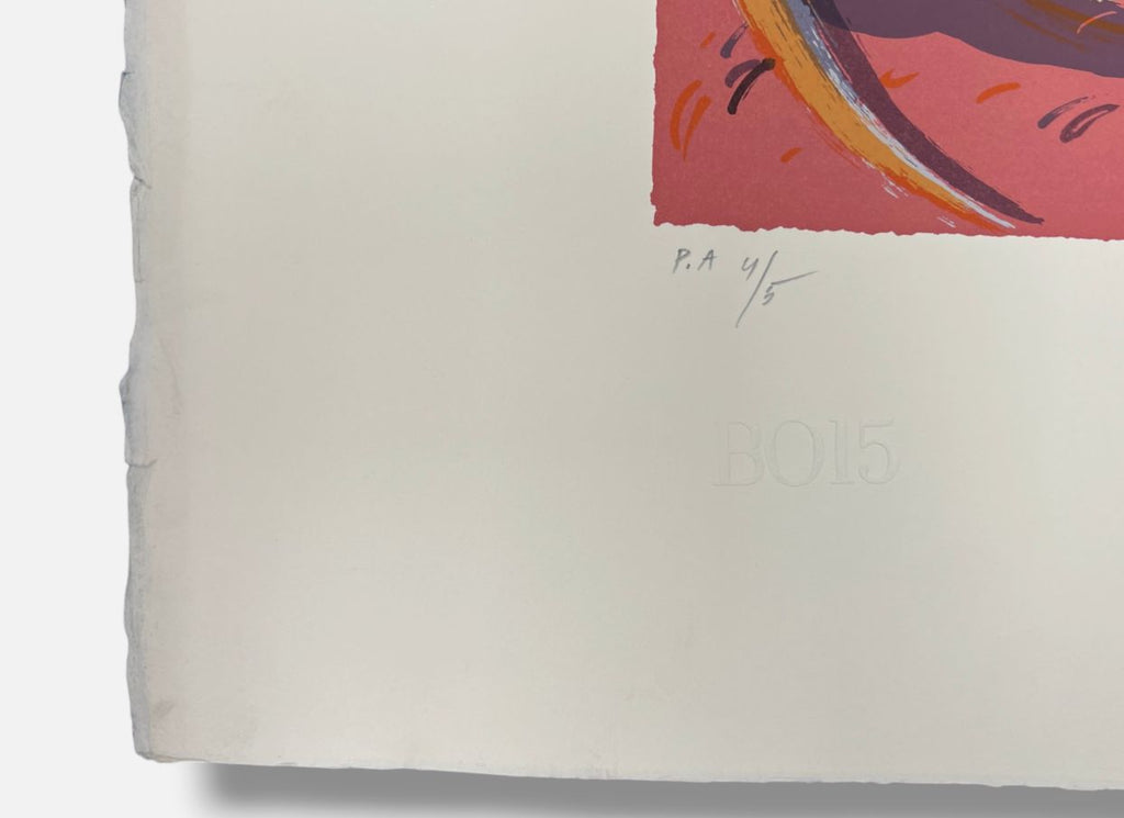 Pepe Herrera "S/T" P.A. 1991, Signed Limited Fine Wall Art Print, 112 x 77 cm