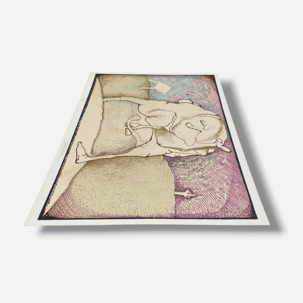 Julio Zachrisson Acebedo "Mesita Izquierda" Fine Art Print | 34 x 25 cm