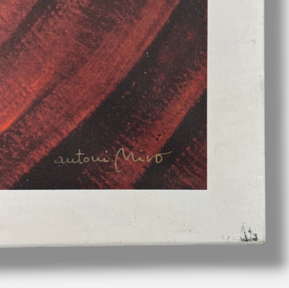 Antoni Miro Bravo "Bon Presatgi" Limited Signed Fine Wall Art
