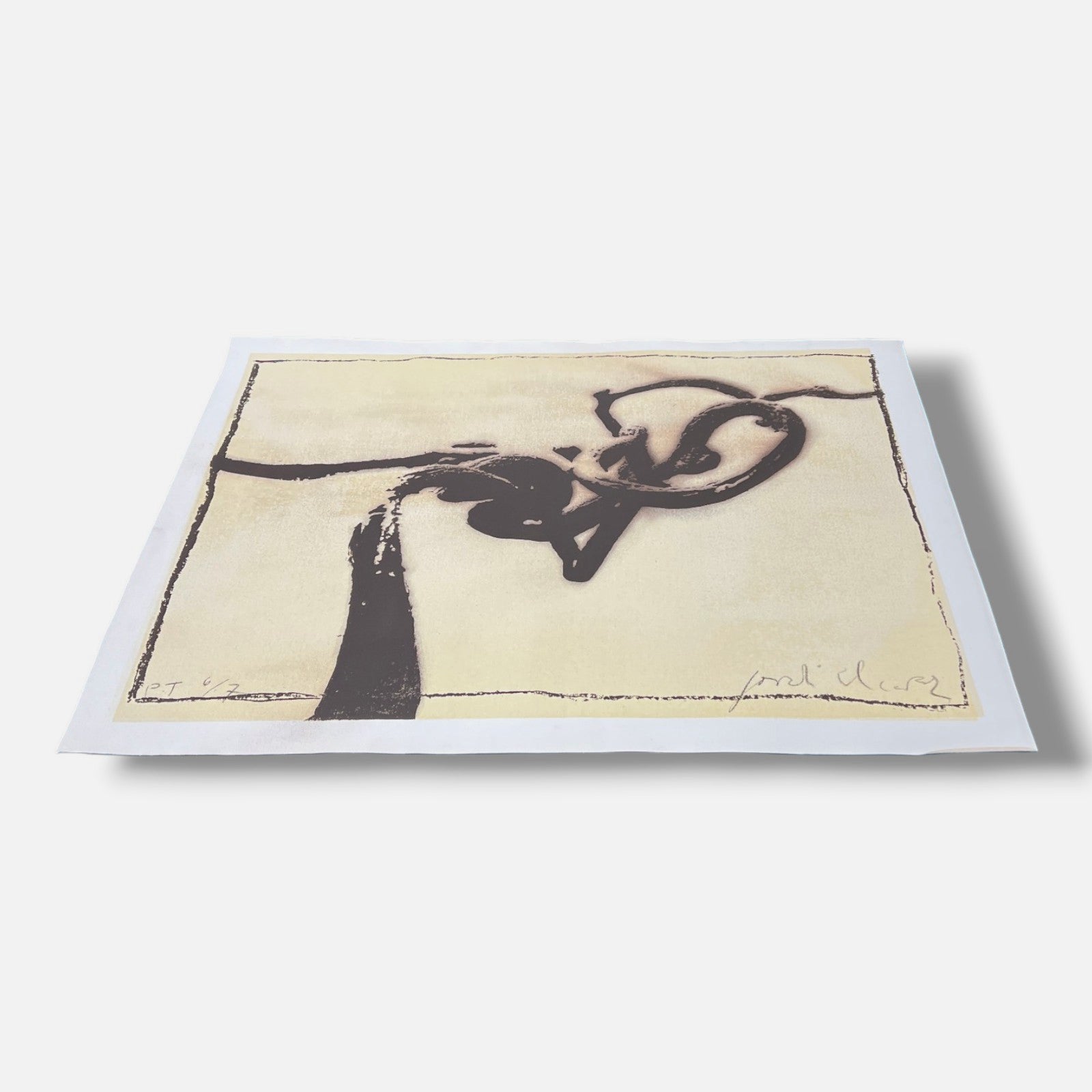 Jordi Alcaraz Tarradas "Viento II" P.T. 2000, Limited Signed Wall Art | 50x70 cm