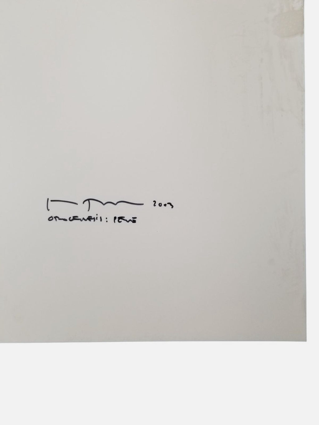 Joan Fontcuberta "Orogenesis: Pene" 2003 Limited Signed Wall Art