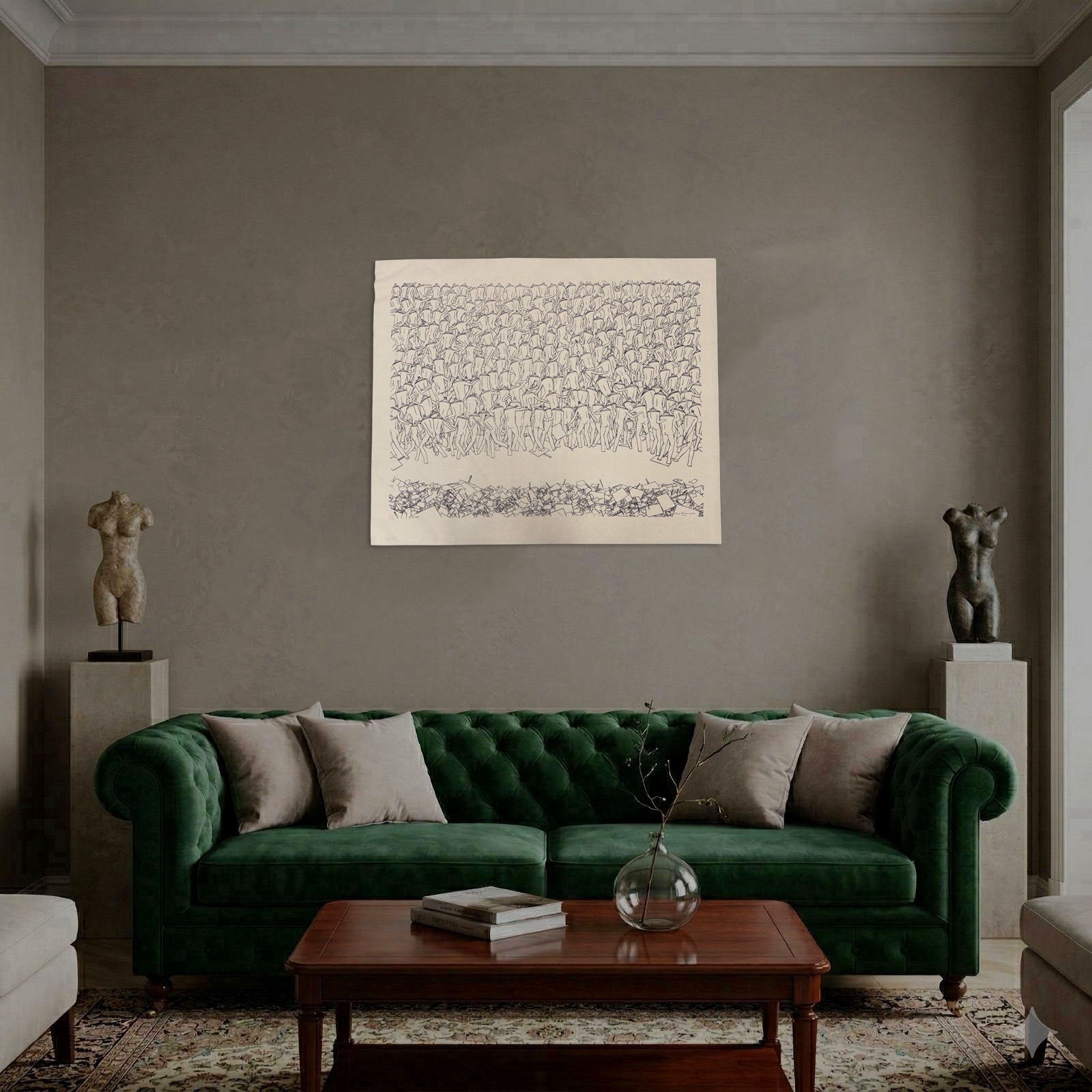 René Francisco "La Renuncia" 2004 P.T. Limited Signed Wall Art Print 100L x 81W