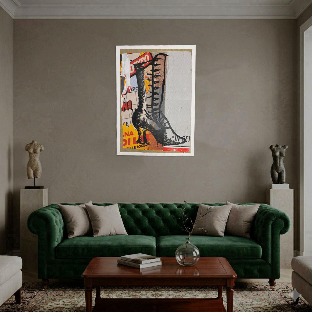 Mimmo Rotella "Lotto" P.T. 2002, Limited Signed Fine Wall Art | 106 x 76 cm