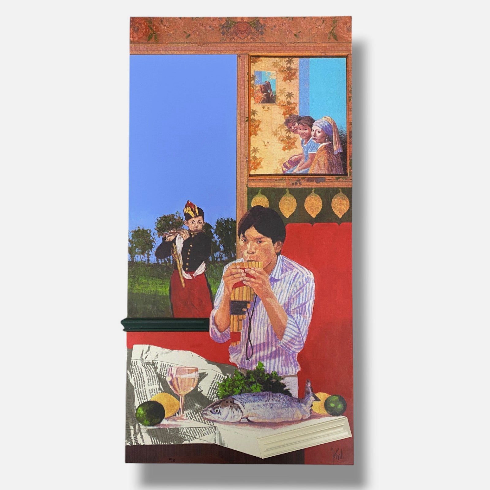 Herman Braun-Vega "Concierto criollo (Manet and Vermeer)" 2005, Fine Wall Art