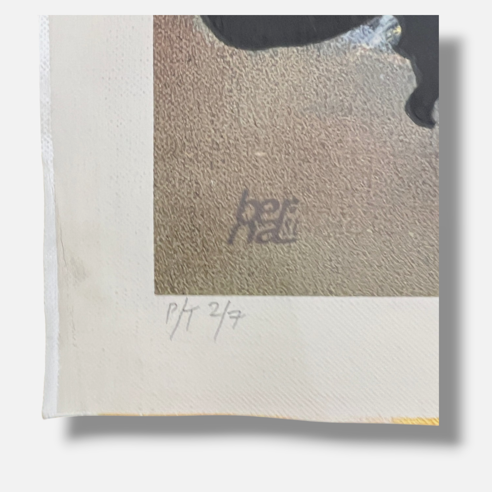 Darío Villalba "Sin Titulo" P.T. 2001 Limited Signed Fine Wall Art | 106 x 76 cm