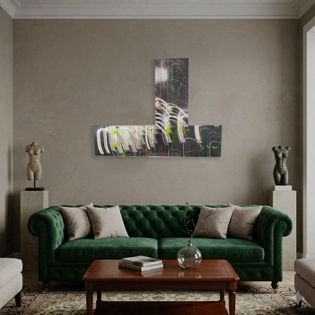 Mercedes Lara Garzás "En Movimiento I" 2006 Limited Signed Wall Art 141 x 106 cm