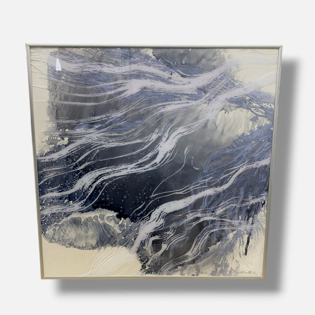 Elena Jiménez Moreno "Gulliver IV" Mixed Media Print Framed Wall Art, 20 x 20"