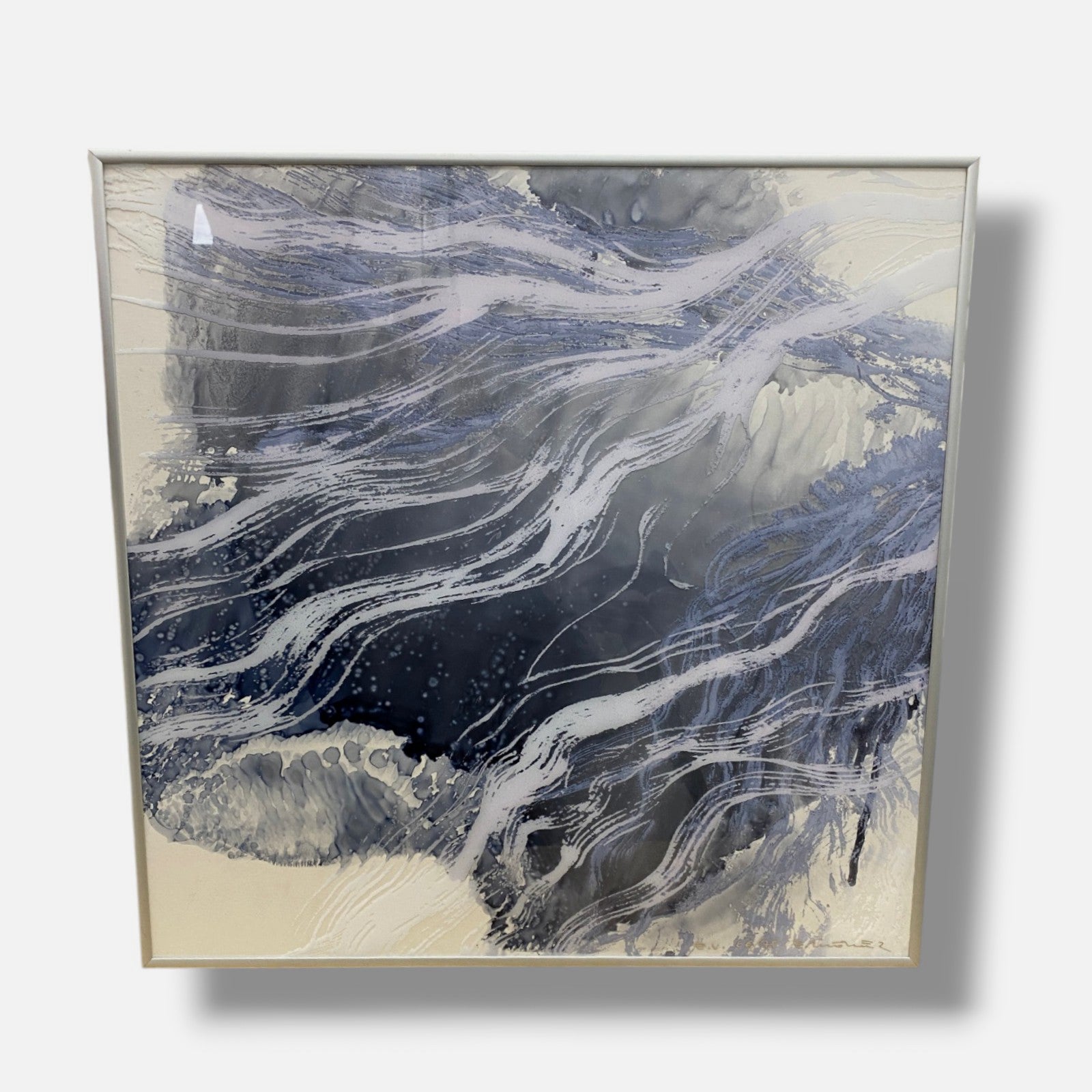 Elena Jiménez Moreno "Gulliver IV" Mixed Media Print Framed Wall Art, 20 x 20"
