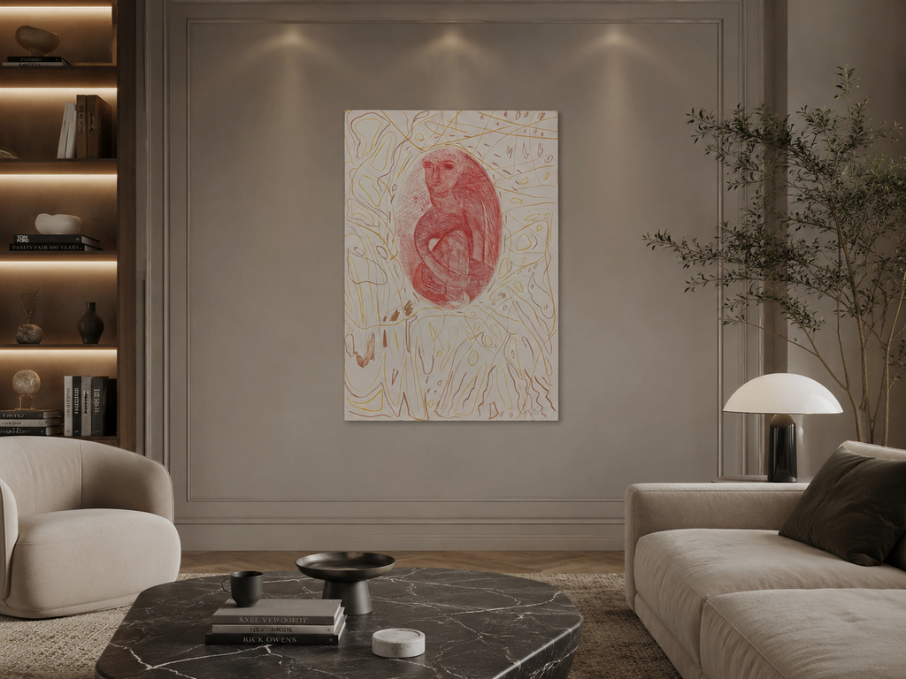 Sandro Chia "A1" 1991 Unframed Limited Signed Fine Wall Art Print, 99L x 69W cm