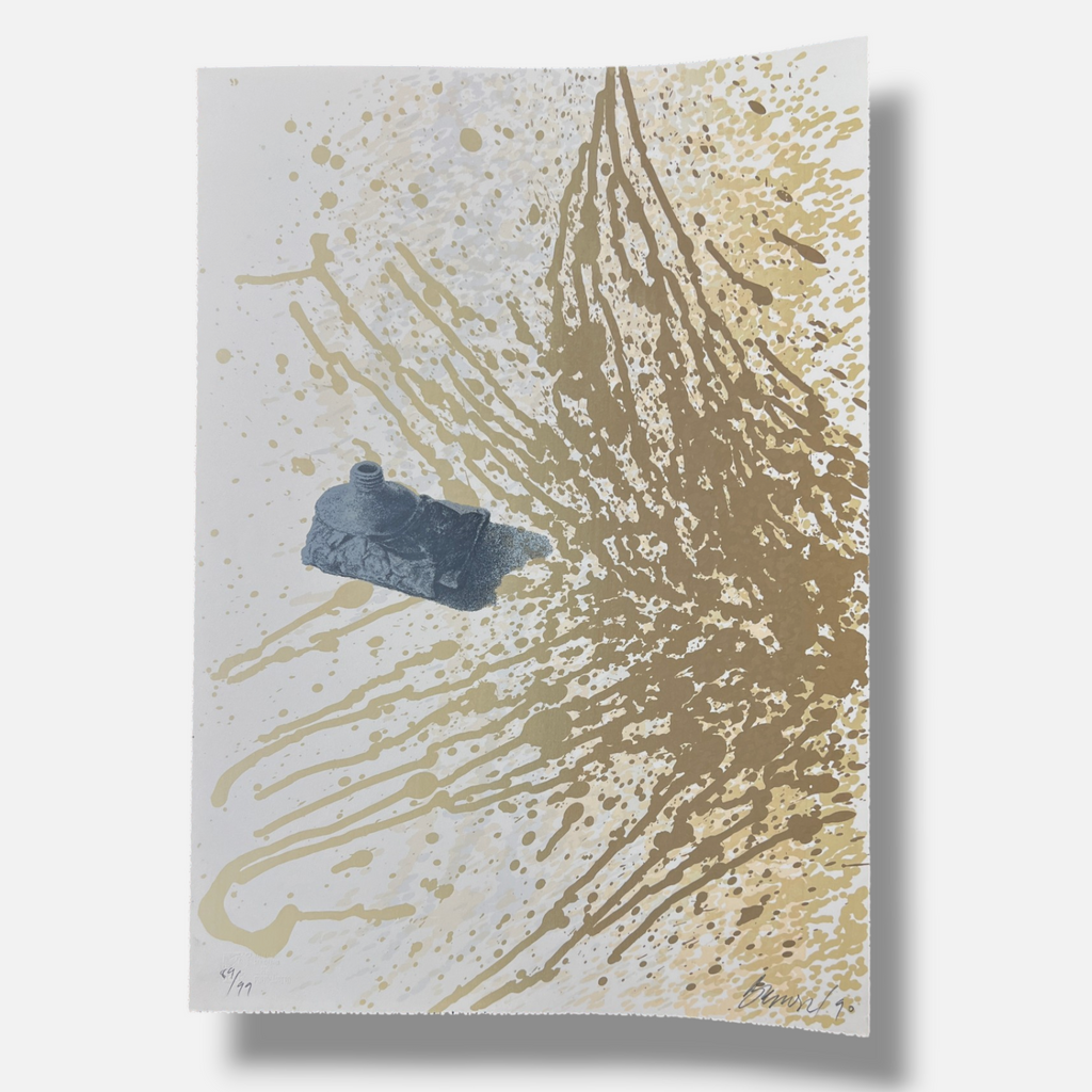 Francisco Bernal "Carpeta Erosion" 1990 Limited Signed Fine Wall Art Print