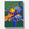 Luis Arias Vera "Gritando al sol" P.T 2000 Limited Signed Canvas Wall Art 105x79