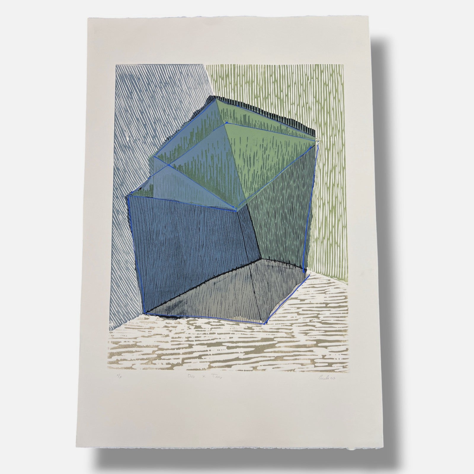 Erik Kirksaether "Dos x Tres" Limited Signed Fine Wall Art Print, 112 x 76 cm