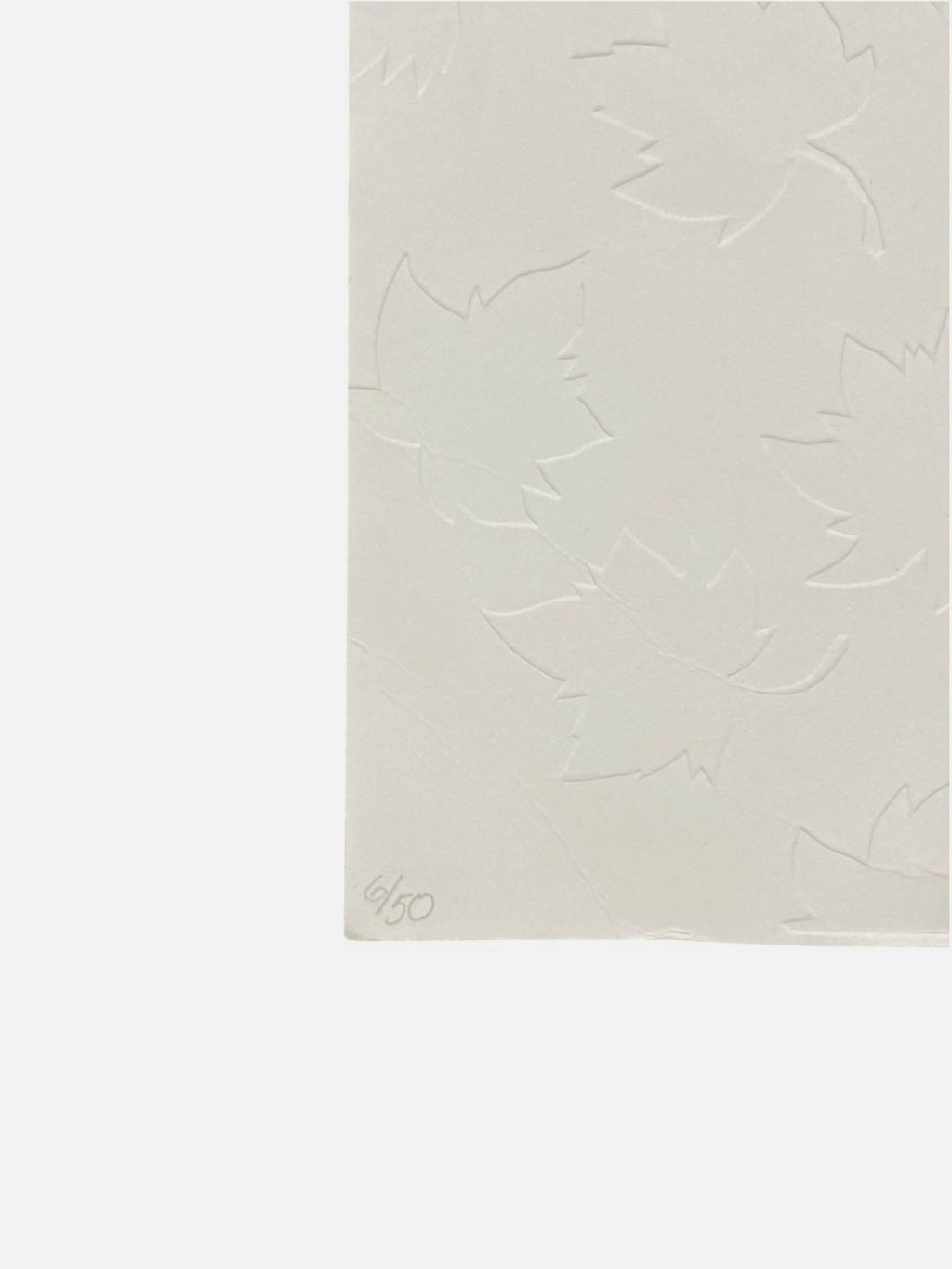 Henry Ramírez Ayala "Ramas Secas" Unframed Limited Signed Fine Wall Art 50Lx35W