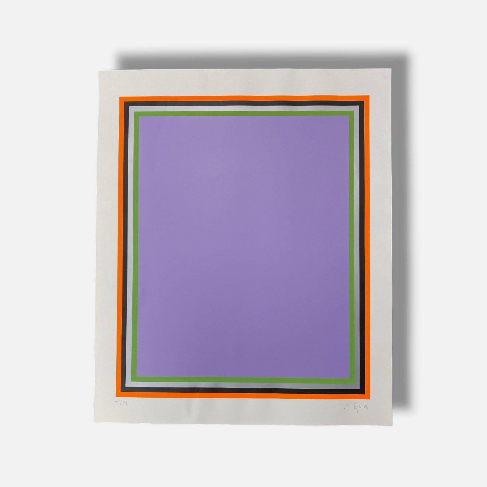 Anselm Reyle "Ohne Titel II" 2005 Limited Signed Wall Art Print | 82 x 70 cm