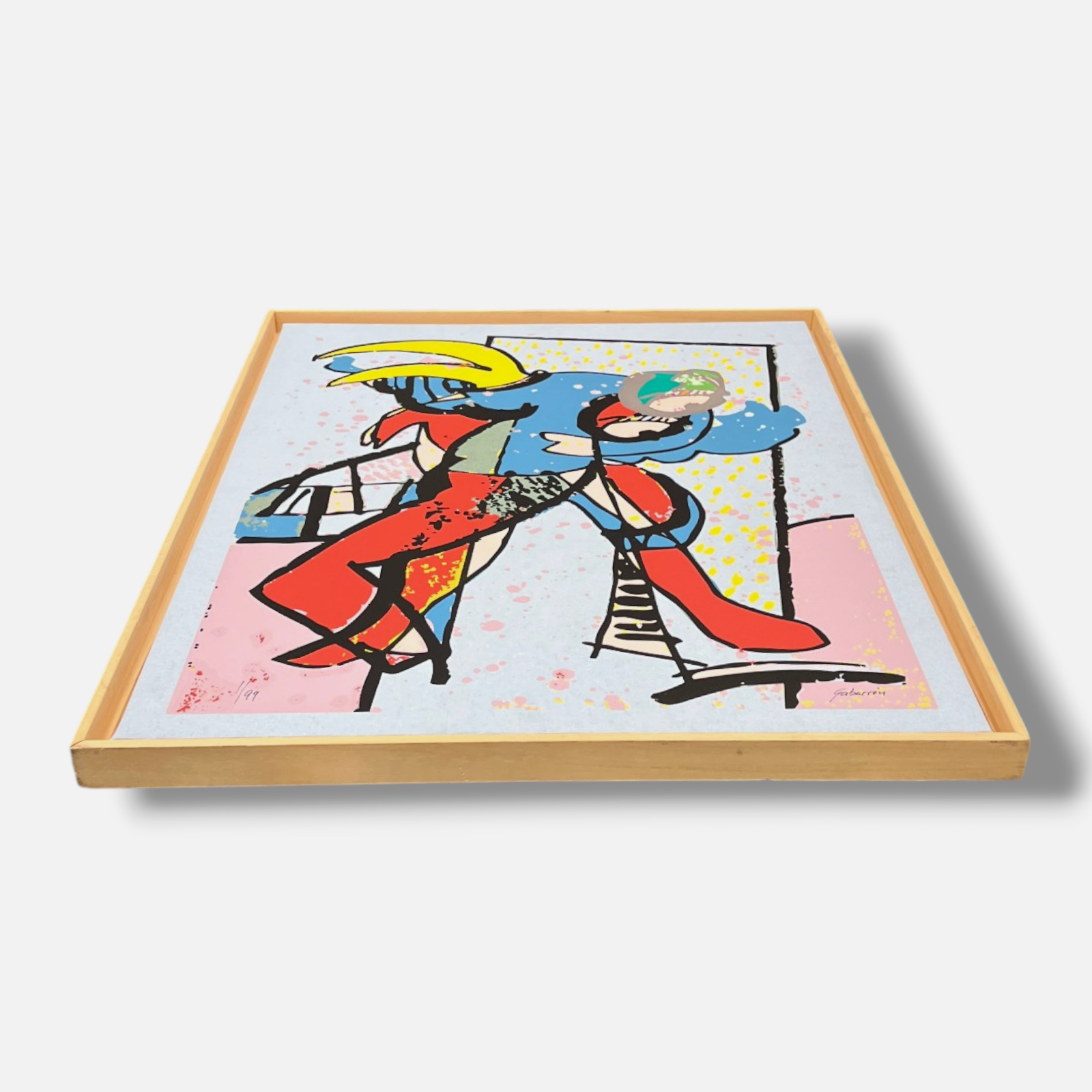 Cristóbal Gabarrón Betegón "Hombre Maraton" 2004 Limited Signed Fine Wall Art