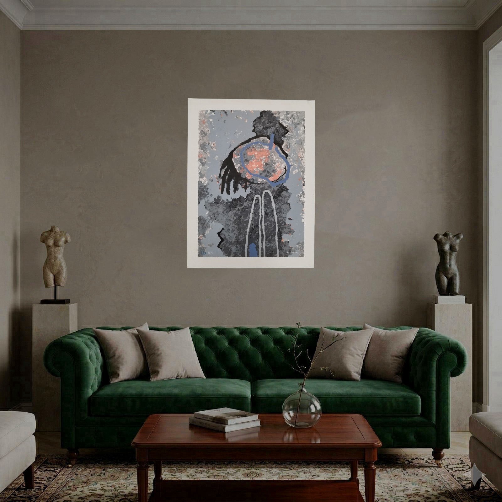 Carlos Sánchez "Tension" 1995 Limited Signed Fine Wall Art Print