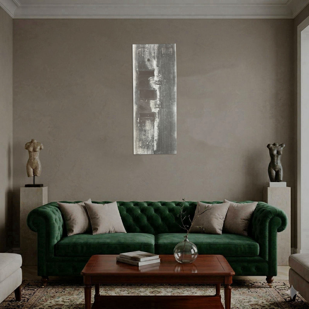Mónica Casanova "Catenaria III" 2005, Limited Signed Wall Art | 30x100 cm