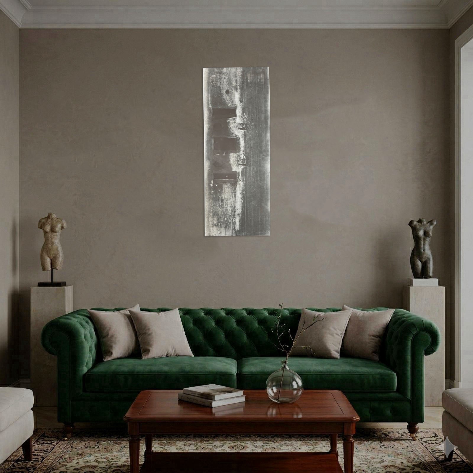 Mónica Casanova "Catenaria III" 2005, Limited Signed Wall Art | 30x100 cm