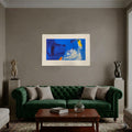 Joaquín Capa Eiriz "Blue Geometric" 1999 Limited Signed Fine Wall Art Print