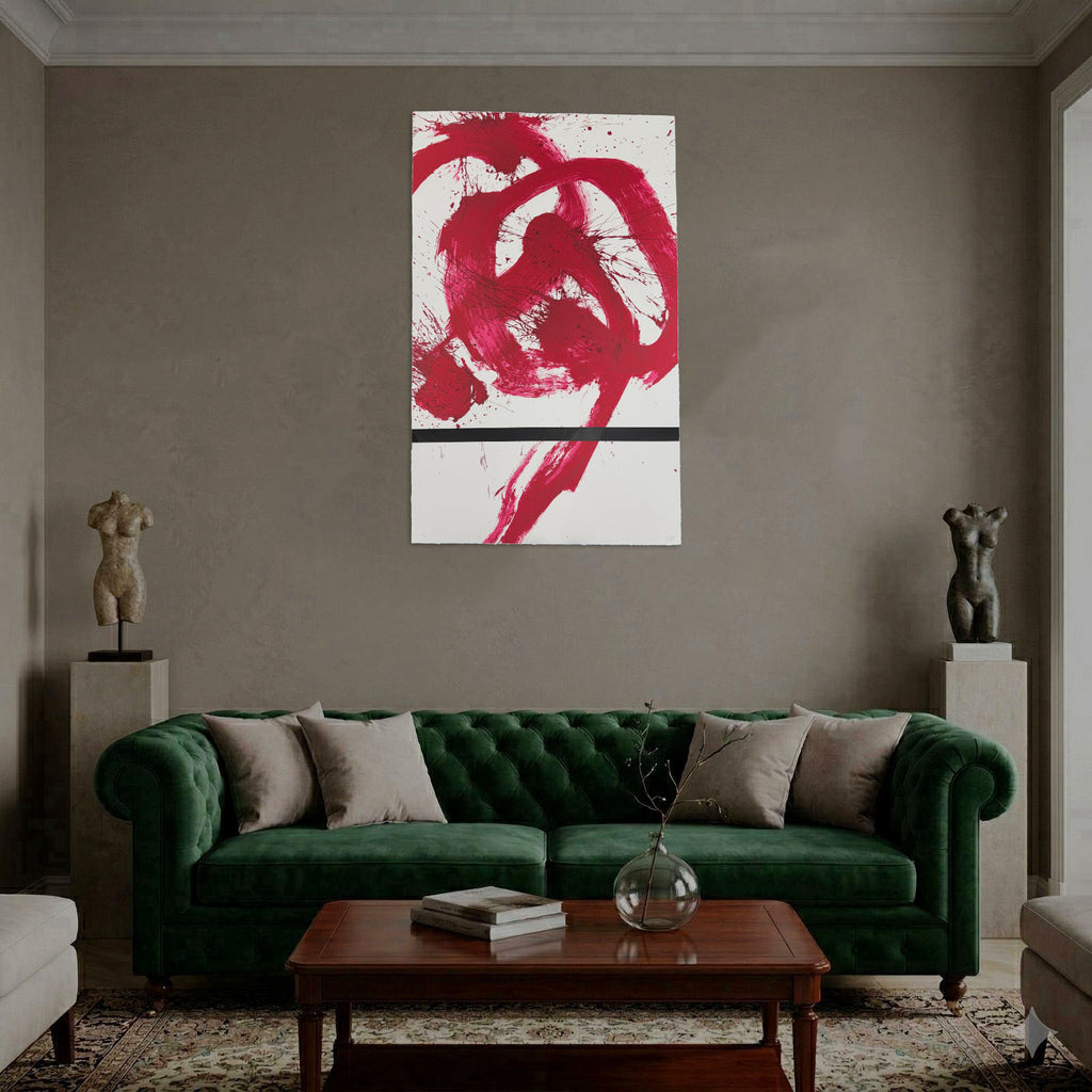 Luis Feito López "Guilin III (Circulo)" 2003 Limited Signed Fine Wall Art