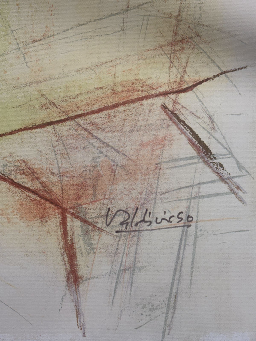 Antonio Rodriguez Valdivieso "Estudio De Pintor" Signed Wall Art Limited 54x73cm