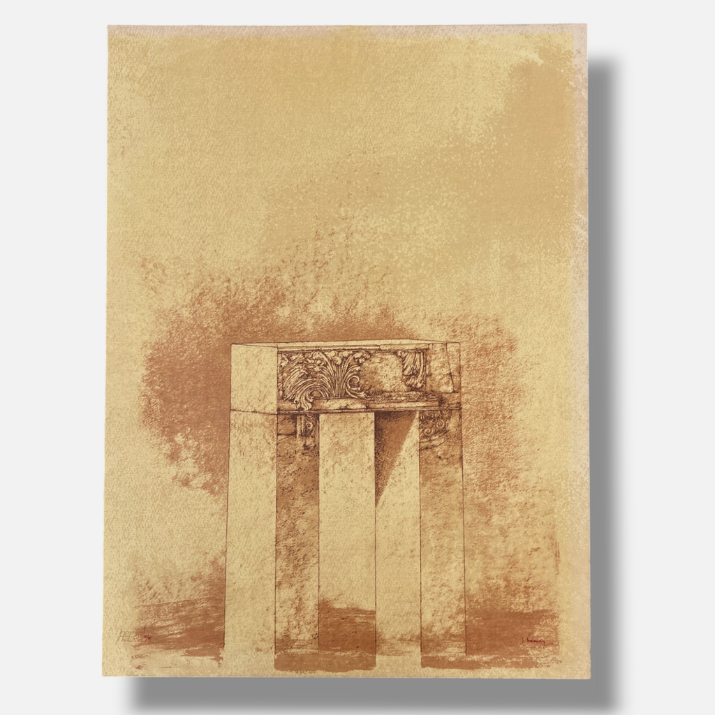 José Hernández Muñoz "Historica I" 1999, Limited Signed Wall Art | 54x74 cm,
