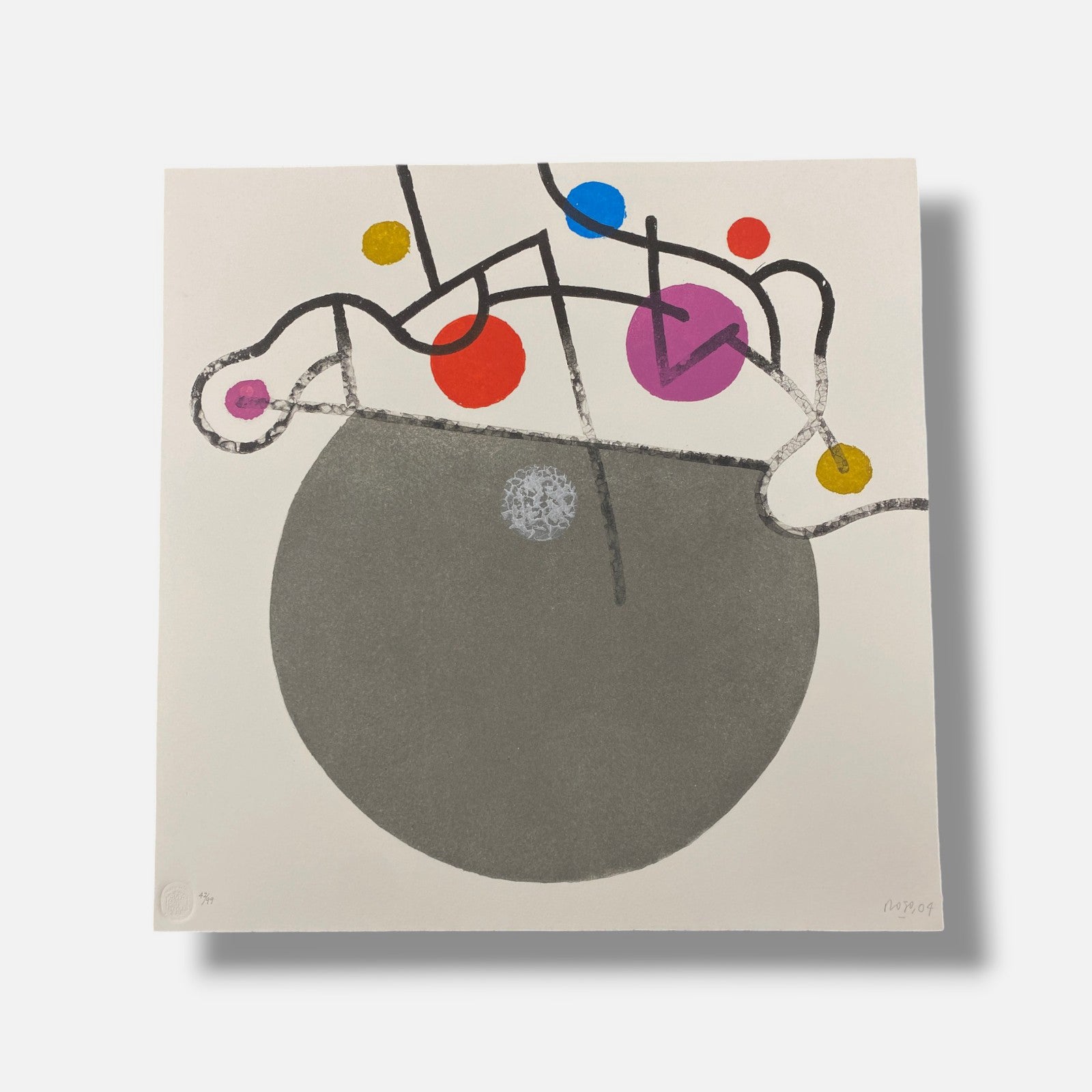 Vicente Rojo Almazán "Islas De Luz" 2004, 4-Piece Fine-Art Print Set, 50 x 50 cm