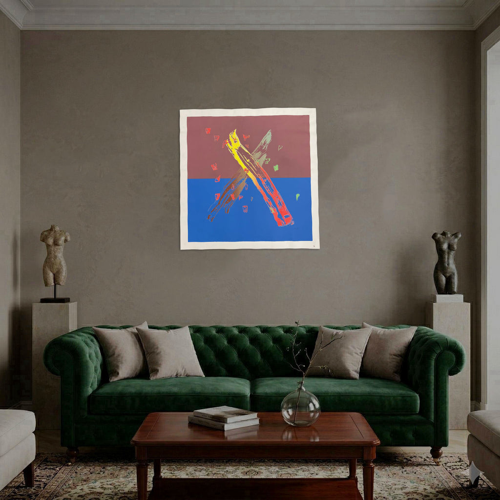 José Manuel Broto Gimeno "Heraldo II" Limited Signed Wall Art | 80 x 80 cm