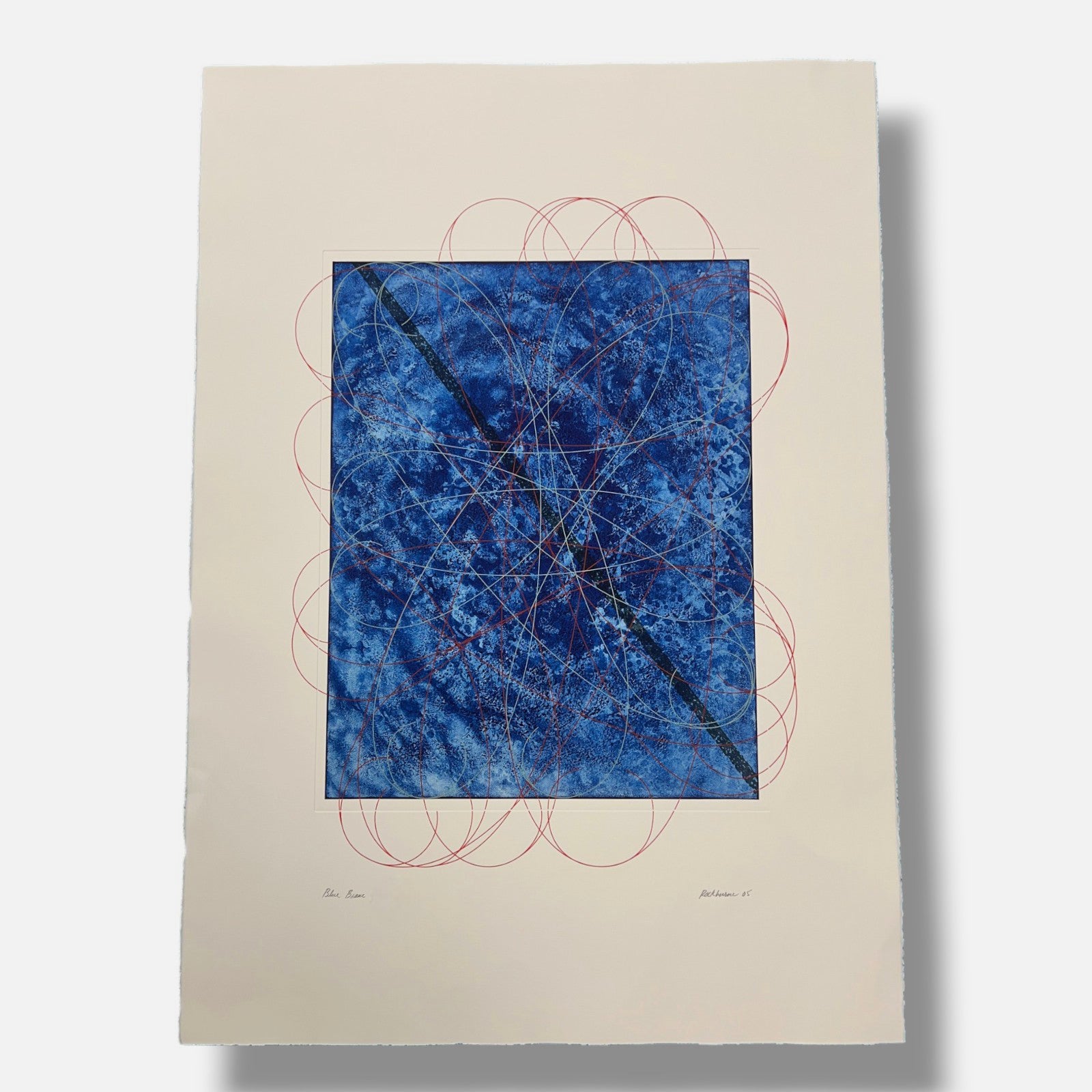 Dorothea Rockburne "Ship Curve #1" 2005 Limited Signed Wall Art | 78 x 112 cm