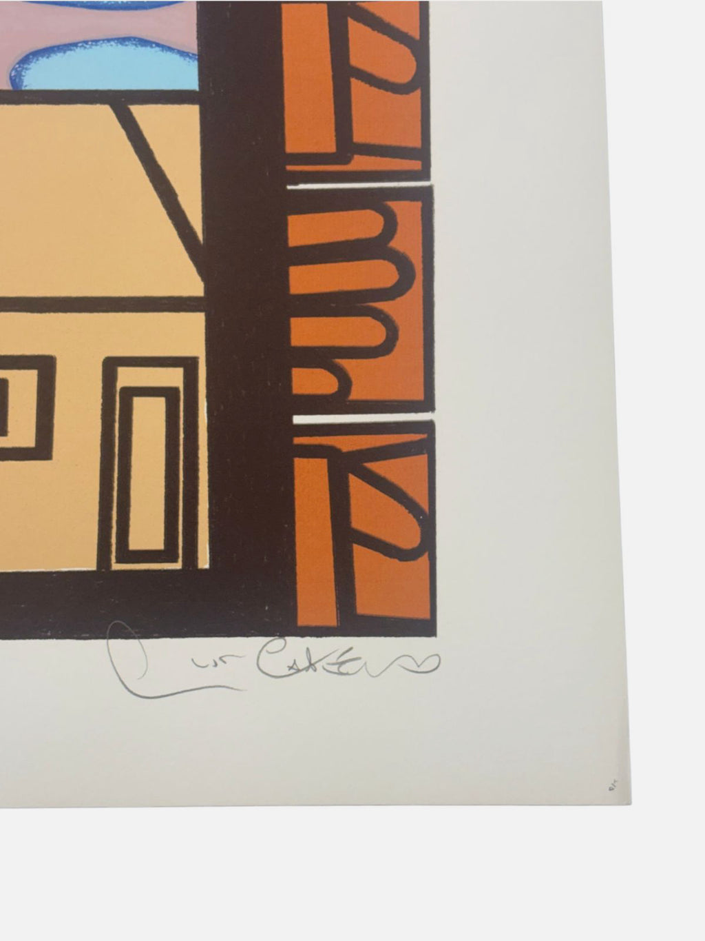 Luis Cabrera ''Labor'' 2005 Limited Signed Unframed Fine Wall Art, 100L x 70W cm