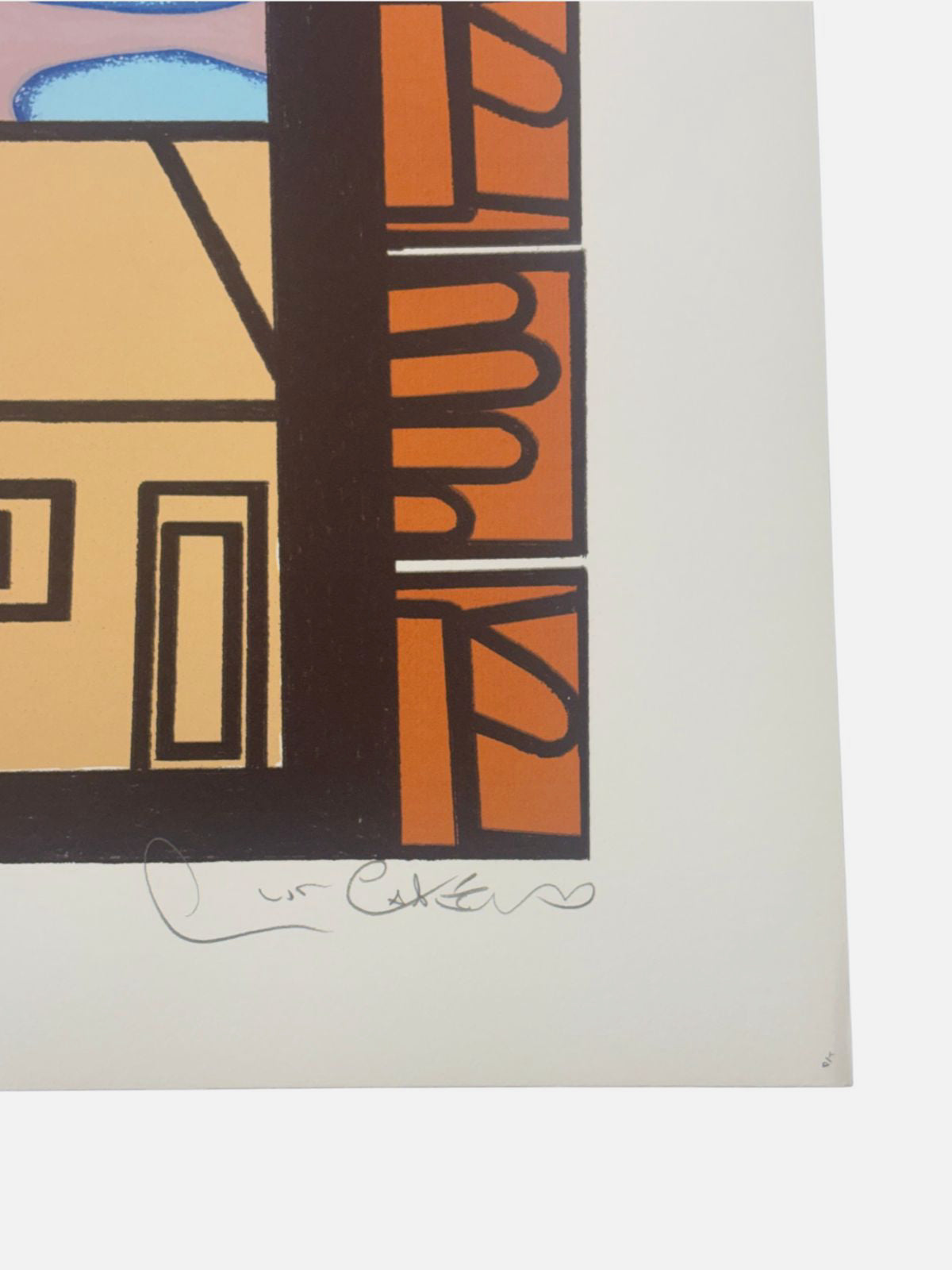 Luis Cabrera ''Labor'' 2005 Limited Signed Unframed Fine Wall Art, 100L x 70W cm