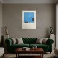 Antonio Alcázar "Mar Azul" 2004 Limited Signed Fine Wall Art Print 120 x 90 cm