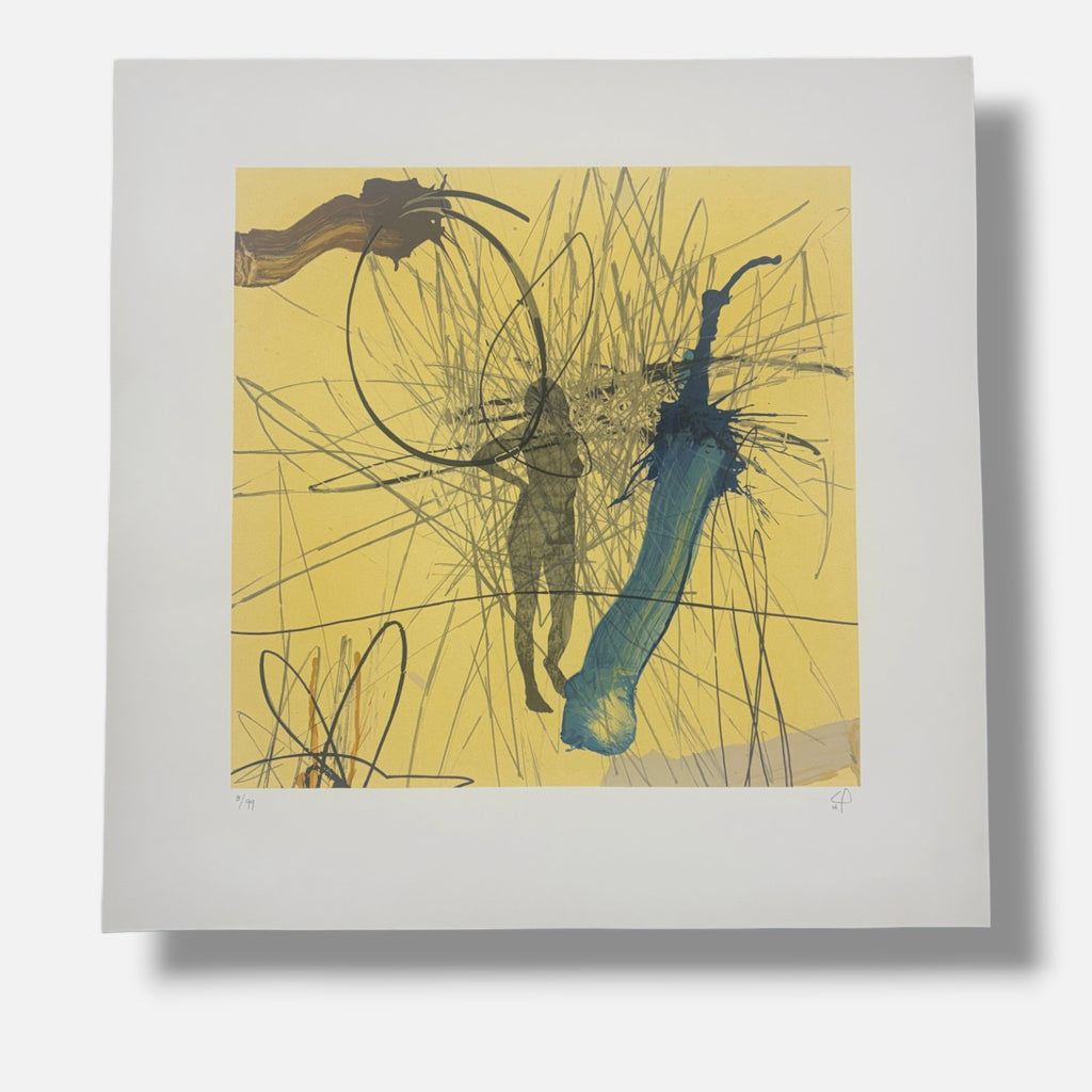 Carlos de Paz Simón "Series Sus Ruidos VII" 2006 Limited Signed Wall Art 70Lx70W