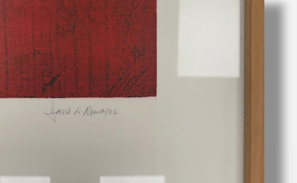 David de Almeida "S/T (Camino)" 2002 Limited Signed Framed Wall Art Print