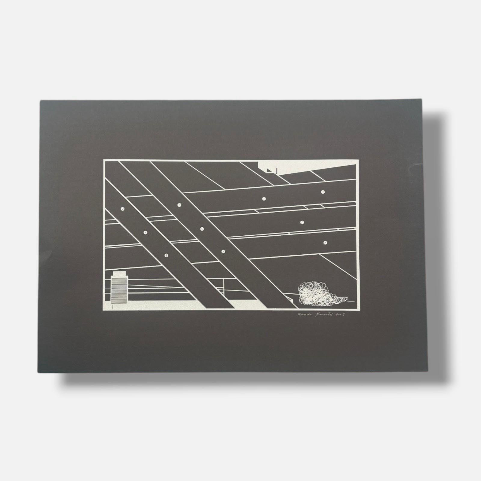 Wanda Pimentel De Carvalho "Involucro V" P.T. Signed Limited Fine Wall Art Print