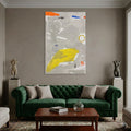 Joaquín Capa Eiriz "Gris-Amarillo" 2004 Limited Signed Fine Wall Art Print
