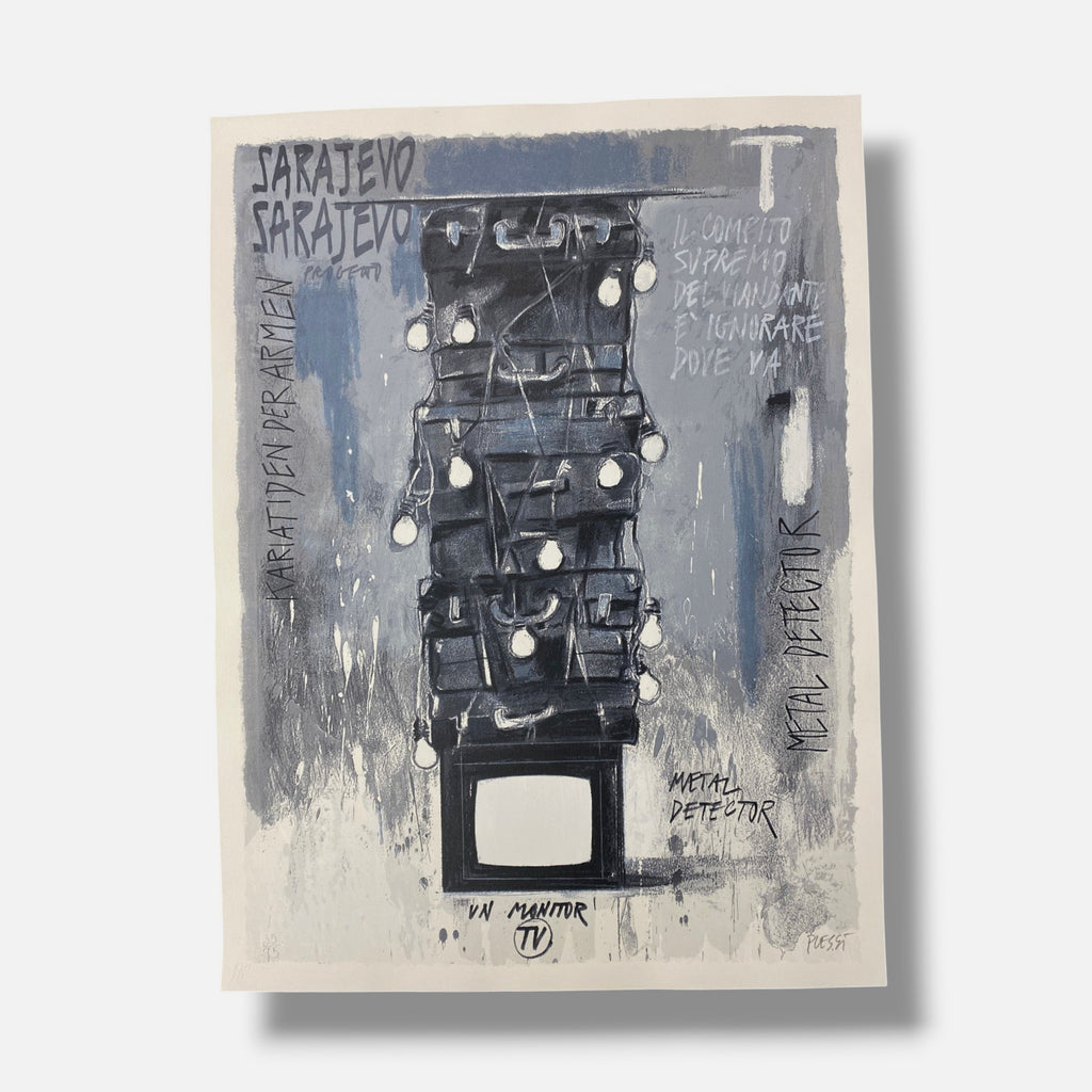 Fabrizio Plessi "Ciudades Del Alma" 2003, Fine Wall Art 8-Piece Set