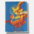 Luis Arias Vera "Desacato Cosmico" P.T. 2001 Limited Signed Wall Art