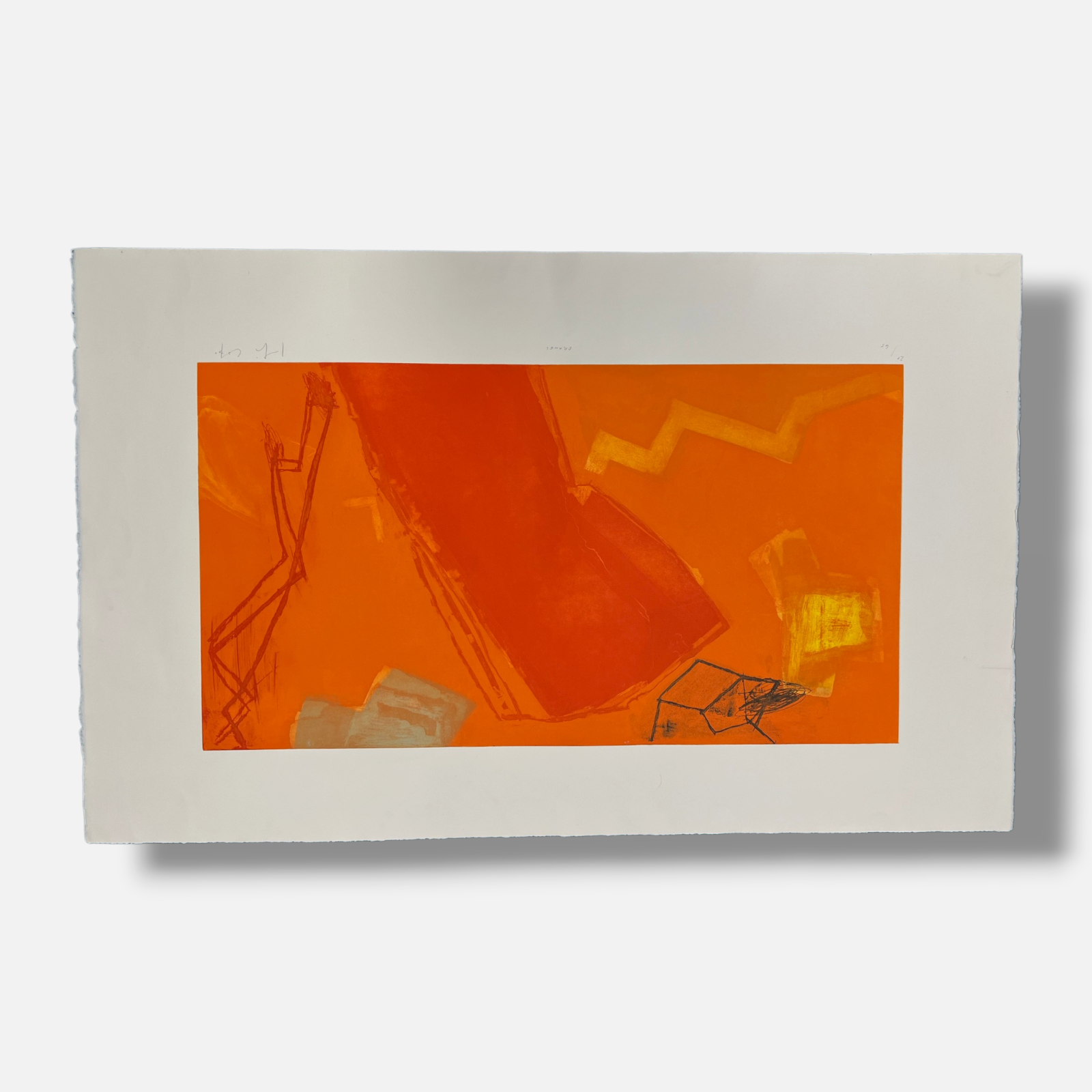 Joaquín Capa Eiriz "Orange" 2000 Limited Signed Fine Wall Art Print