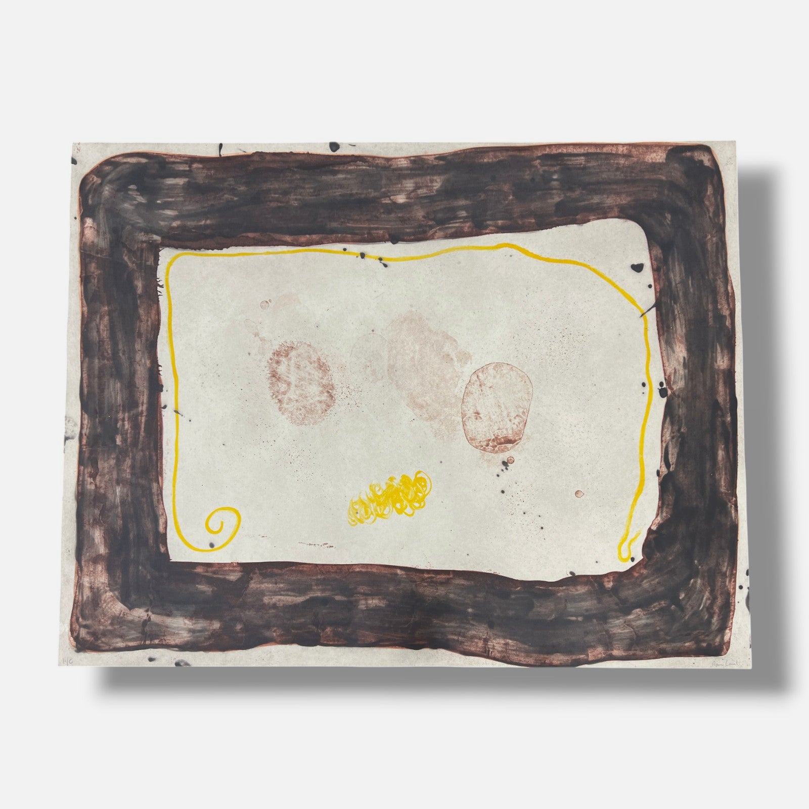 Ramón Canet Font "Sin Titulo I" H.C. 2004 Limited Signed Wall Art, 100 x 128 cm