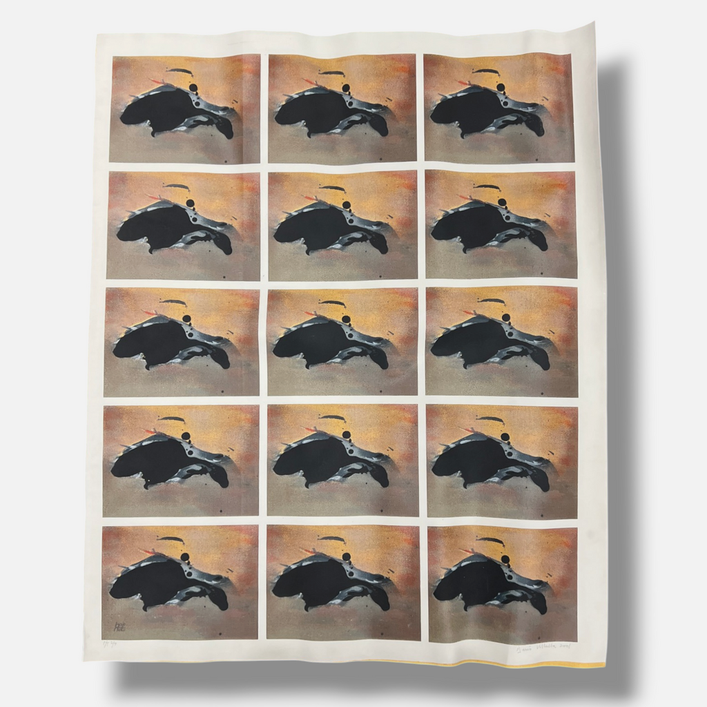 Darío Villalba "Sin Titulo" P.T. 2001 Limited Signed Fine Wall Art | 106 x 76 cm