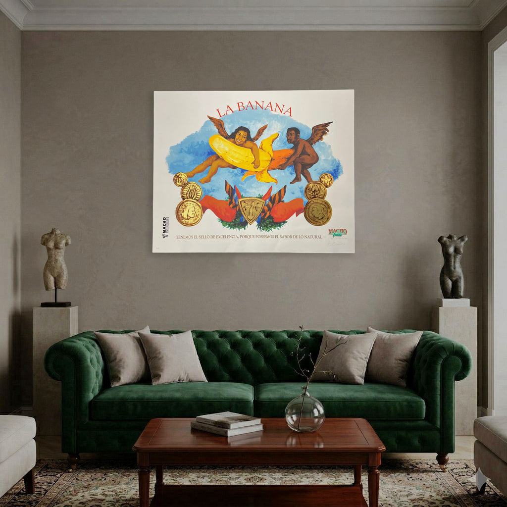 Elio Rodriguez "La Banana" H.C. 2006, Limited Signed Wall Art Print, 100 x 80 cm