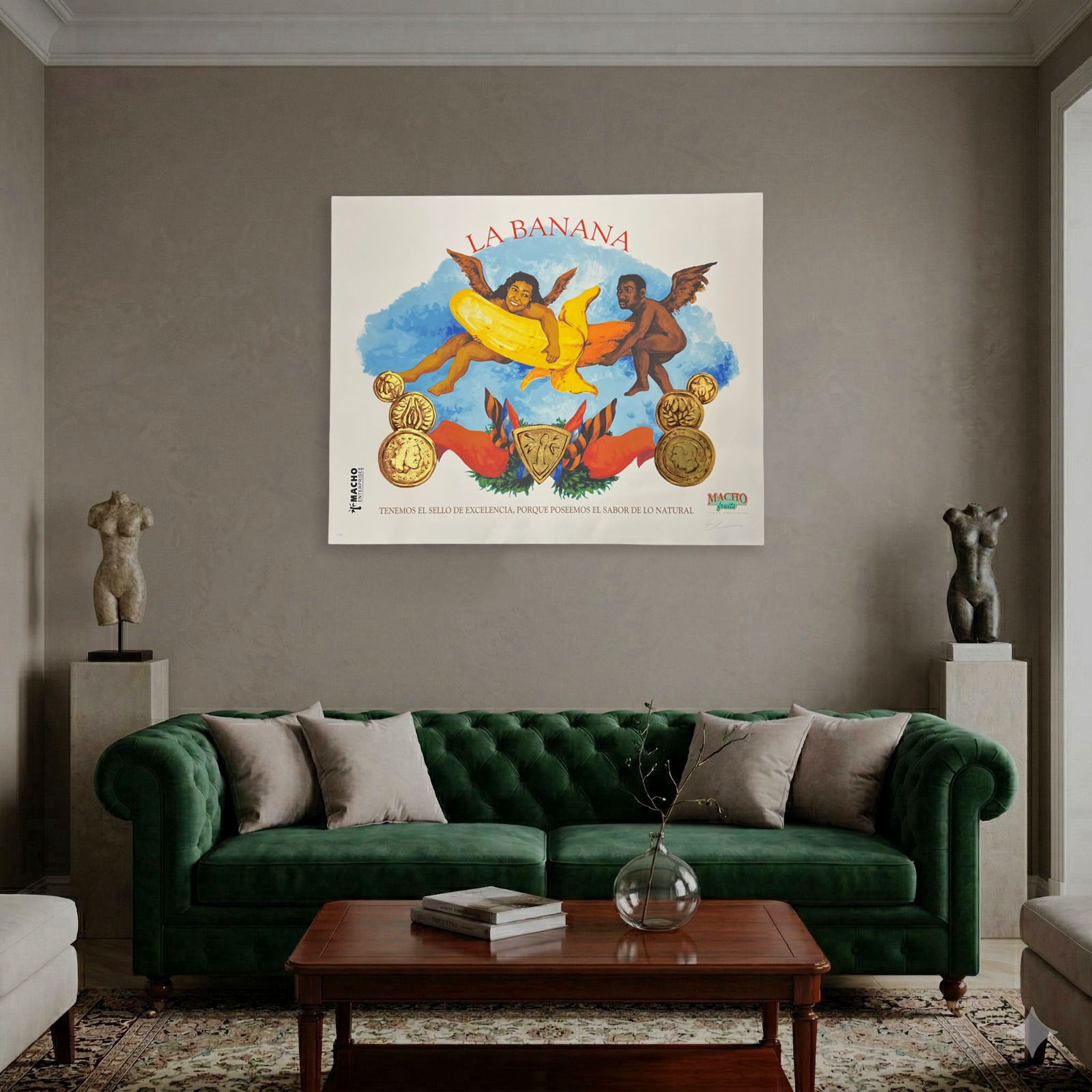 Elio Rodriguez "La Banana" H.C. 2006, Limited Signed Wall Art Print, 100 x 80 cm