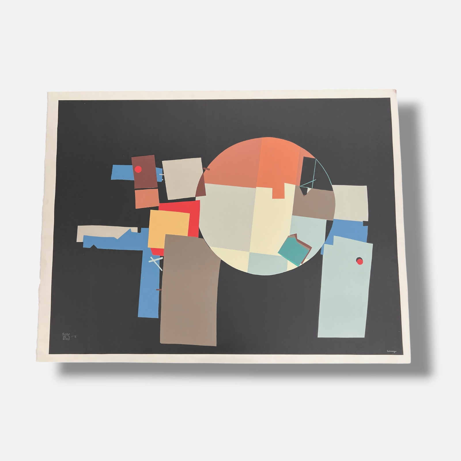 Antonio Lorenzo Carrión "En la Noche" P.T. 2002 Limited Signed Fine Wall Art