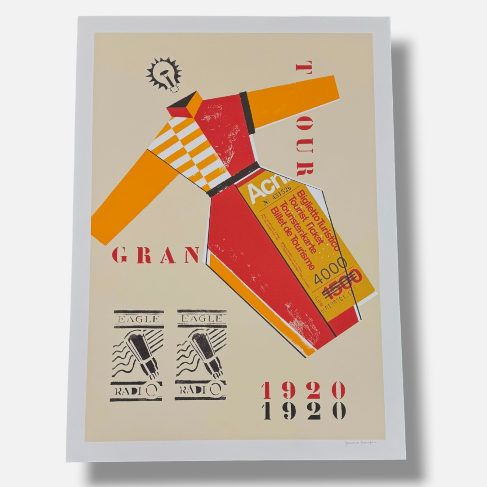 Francisca Mompó Rabadán "Serie Russian Suite: Tourist" Limited Signed Art Print