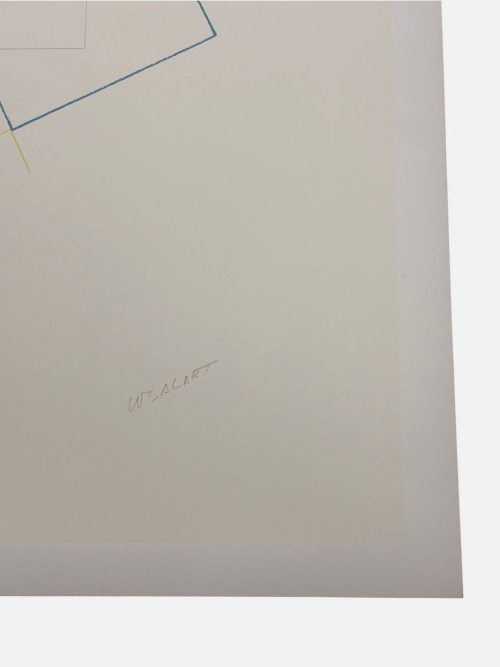 Waldo Díaz-Balart "Trama a la izquierda. 6 módulos..." P.T. Limited Signed Art