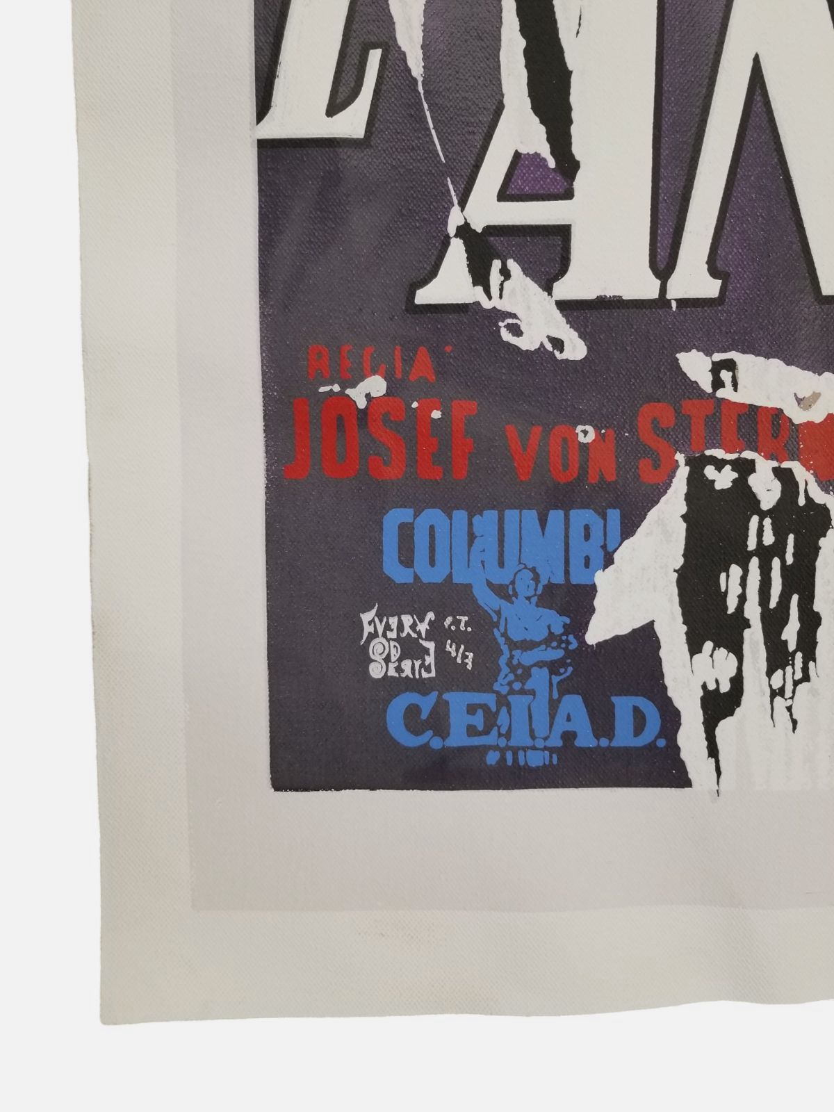 Mimmo Rotella "Lola Lola" 2002 P.T. Limited Signed Fine Wall Art | 106 x 76 cm