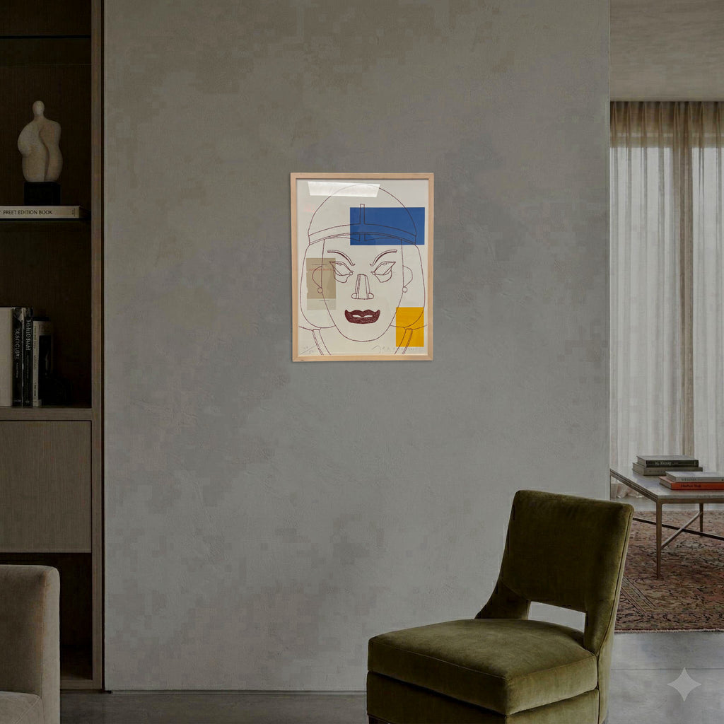Eduardo Arroyo "Lucrecia Borgia" 2001 Limited Signed Fine Wall Art, 65x50 cm