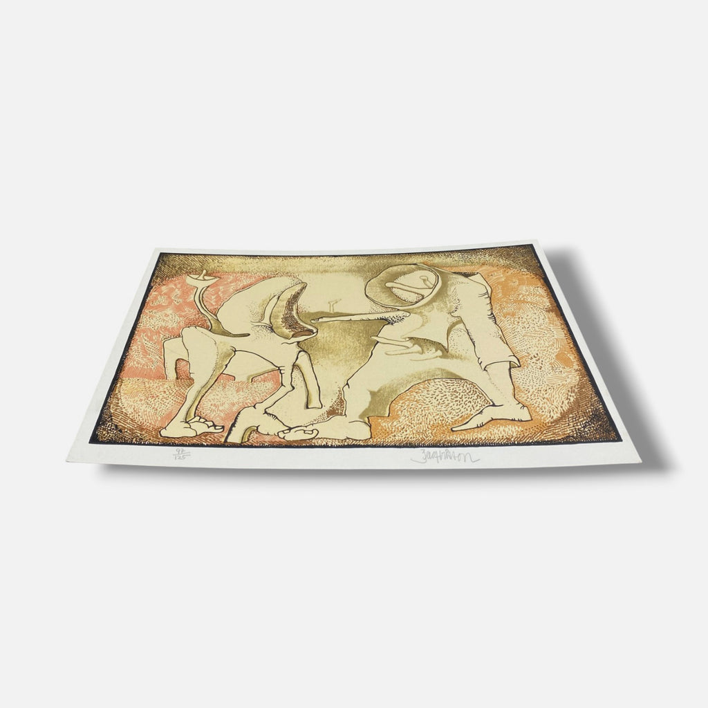 Julio Zachrisson Acebedo "Amarillo" Fine Art Print | 34 x 24 cm