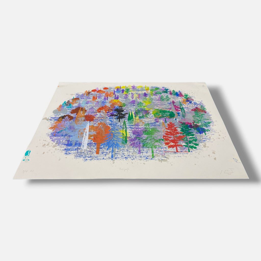 Alfonso Albacete "Bosquejo" 2006 Signed Large Fine Art Print | 140 x 100 cm